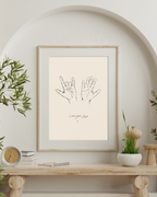 "Love you, Bye x" Print