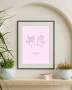 "Love you, Bye x" Print