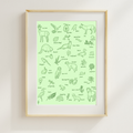 UK Animals Print