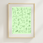 UK Animals Print
