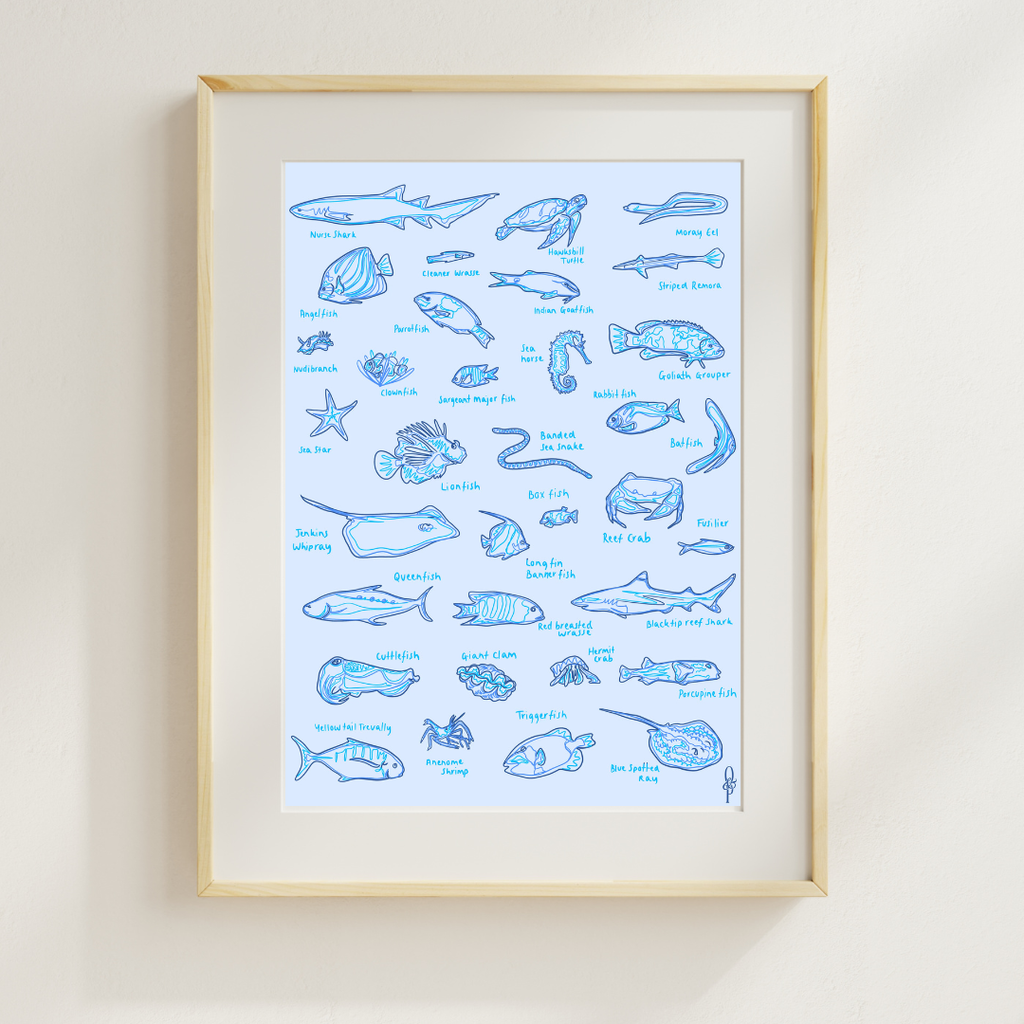 Ocean Life Art Print
