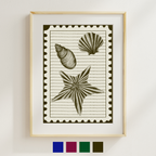 Beachcomb Stamp Print