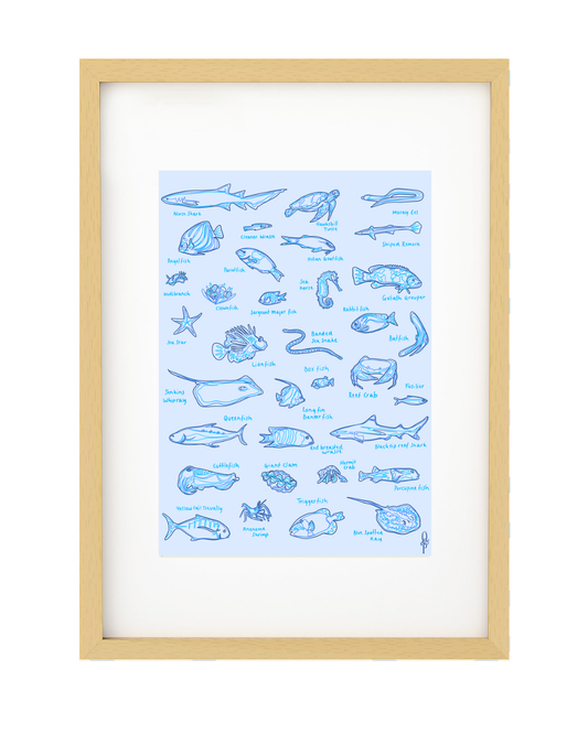 Ocean Life Art Print