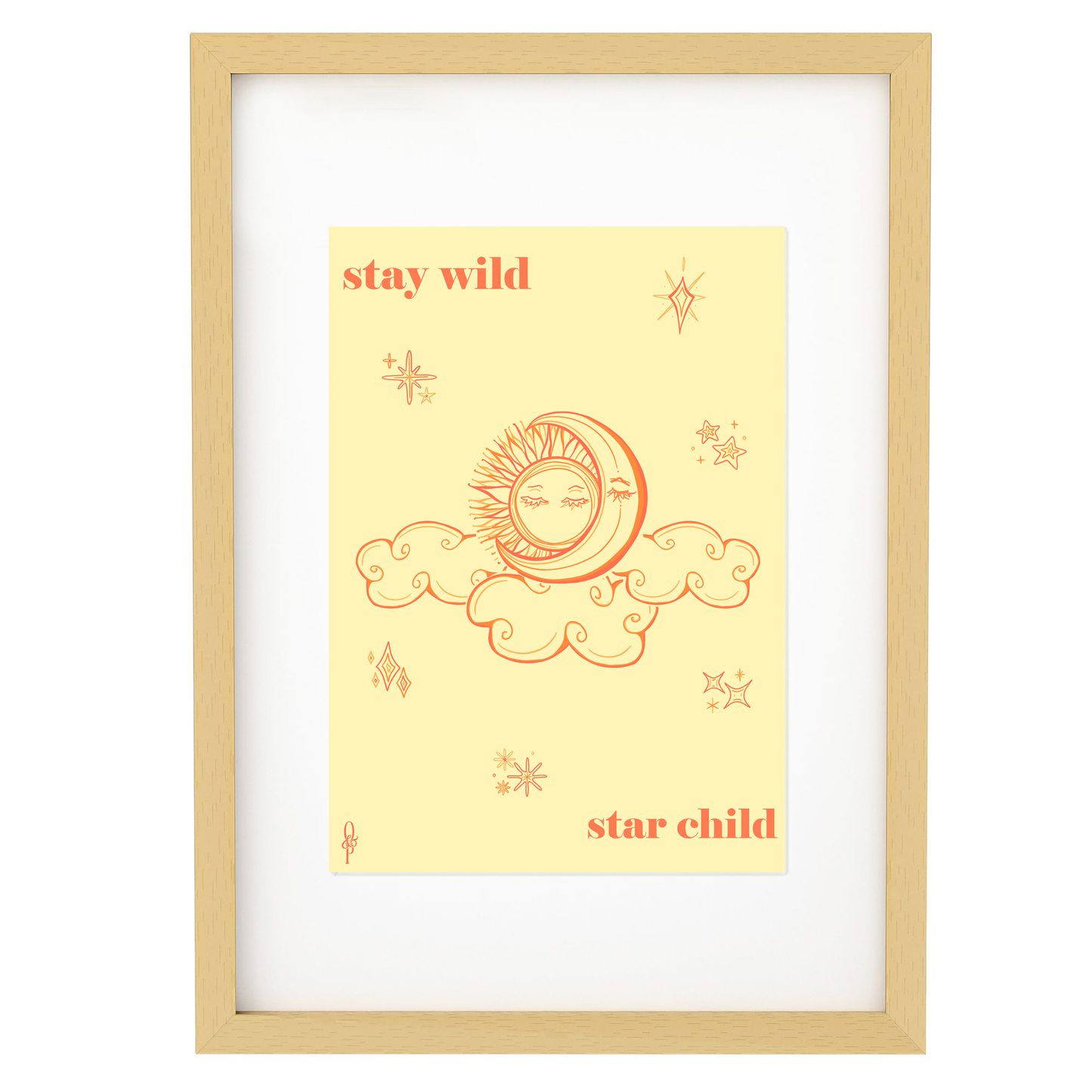 Star Child Art Print