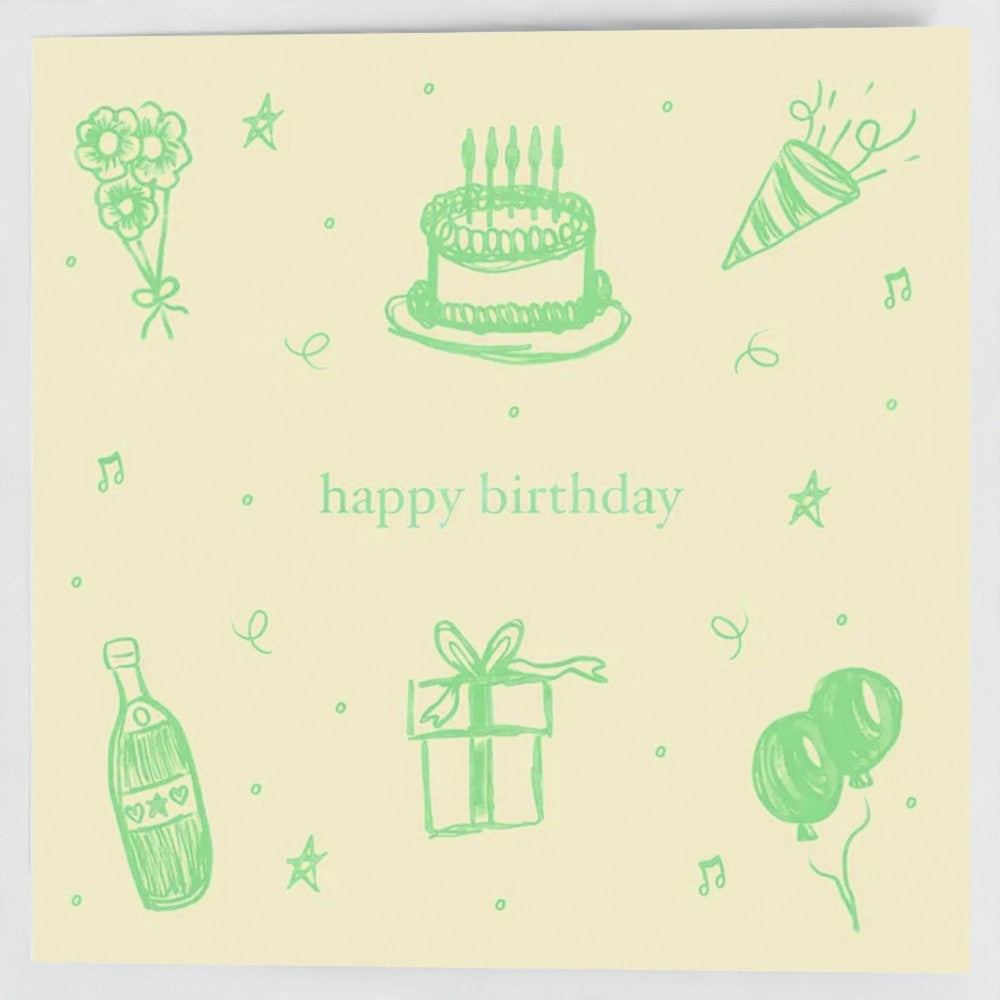 Scribble Birthday Cards