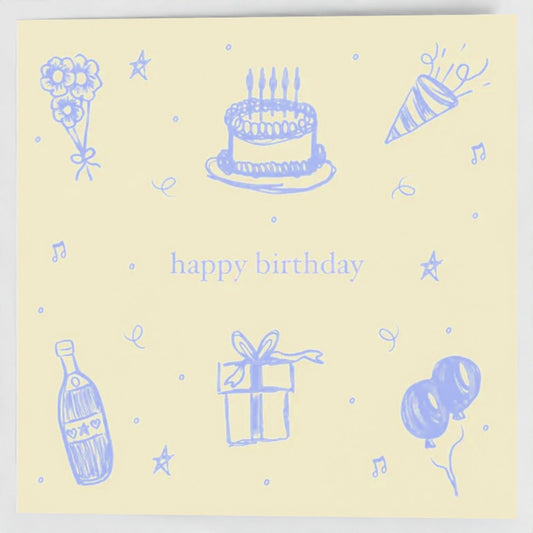 Scribble Birthday Cards